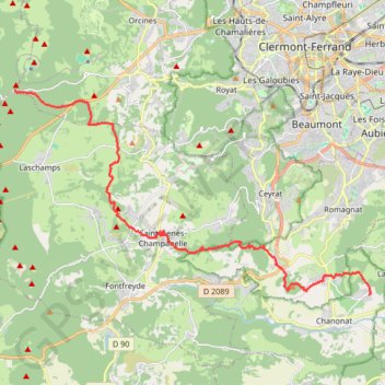 Itinéraire Patrice_BOUTET_2023-05-27_10-22-52 Recco Rando rail Directissime GTC 2022 P1, distance, dénivelé, altitude, carte, profil, trace GPS