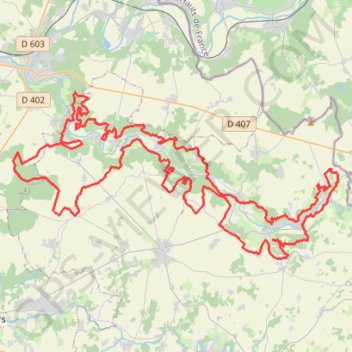 Itinéraire Ultra Trail de La Brie des Morin, distance, dénivelé, altitude, carte, profil, trace GPS