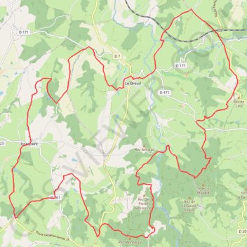 Itinéraire Isserpent, distance, dénivelé, altitude, carte, profil, trace GPS