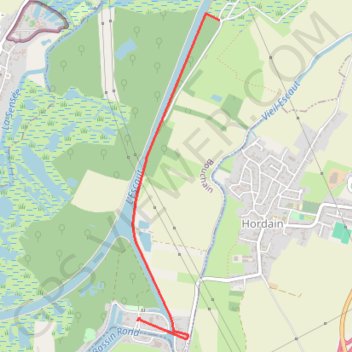 Itinéraire Randonnée : circuit de l'Escaut, distance, dénivelé, altitude, carte, profil, trace GPS