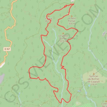 Itinéraire Pic de l'Aigre, distance, dénivelé, altitude, carte, profil, trace GPS
