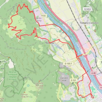 Itinéraire La cuche, distance, dénivelé, altitude, carte, profil, trace GPS