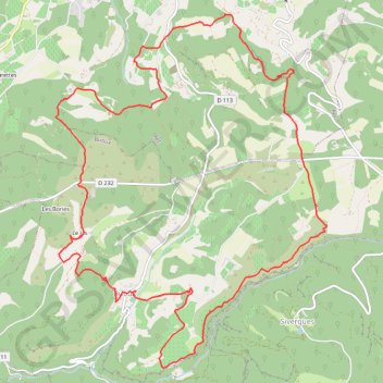 Itinéraire Buoux Rocher des Druides, distance, dénivelé, altitude, carte, profil, trace GPS