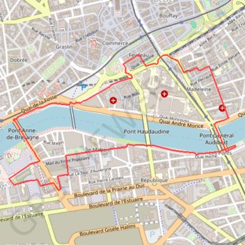 Itinéraire L.A. Flânerie n°2 - Flânerie de la création, distance, dénivelé, altitude, carte, profil, trace GPS