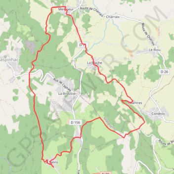 Itinéraire Balade entre plateaux, sucs et bassins du Velay, distance, dénivelé, altitude, carte, profil, trace GPS