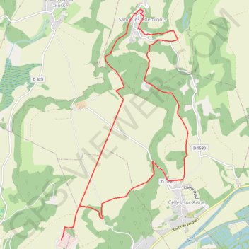 Itinéraire La fontaine Saint-Ouen, distance, dénivelé, altitude, carte, profil, trace GPS