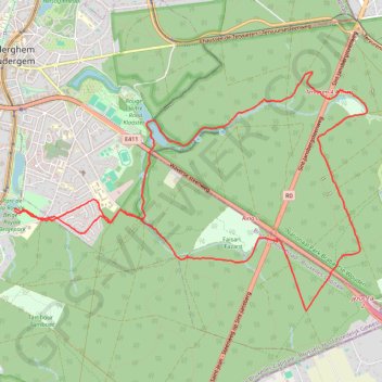 Itinéraire Parcours du rouge cloître, distance, dénivelé, altitude, carte, profil, trace GPS