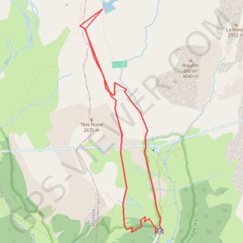 Itinéraire Aussois, refuge de l'Orgère - lac de la Partie, distance, dénivelé, altitude, carte, profil, trace GPS