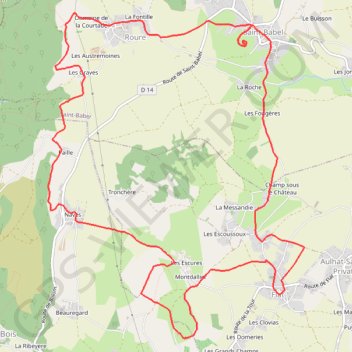 Itinéraire De fontaines en lavoirs, distance, dénivelé, altitude, carte, profil, trace GPS