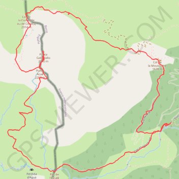 Itinéraire Pic de Gabedaille depuis les Forges d'Abel, distance, dénivelé, altitude, carte, profil, trace GPS