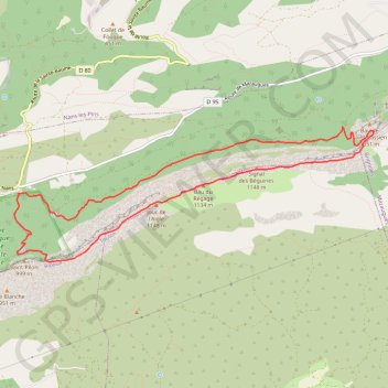 Itinéraire Saint Pilon, distance, dénivelé, altitude, carte, profil, trace GPS