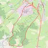 Itinéraire À pied dans les bois de Bastogne, distance, dénivelé, altitude, carte, profil, trace GPS