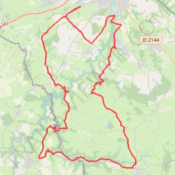 Itinéraire Circuit Lu 26, distance, dénivelé, altitude, carte, profil, trace GPS