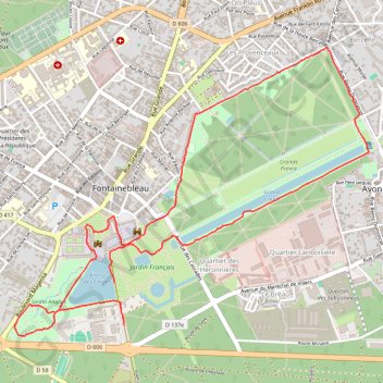Itinéraire Rando au "château", distance, dénivelé, altitude, carte, profil, trace GPS