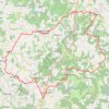 Itinéraire Boucle vélo route Baignes - Circuit exploration 5C, distance, dénivelé, altitude, carte, profil, trace GPS