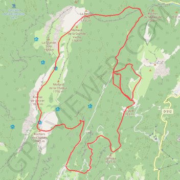 Itinéraire Boucle Pomarey, distance, dénivelé, altitude, carte, profil, trace GPS