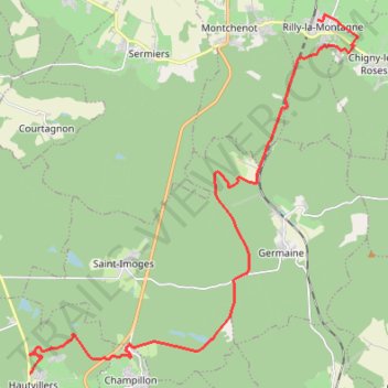 Itinéraire 20 KMST, distance, dénivelé, altitude, carte, profil, trace GPS