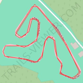 Itinéraire CIRCUIT DU PARC, distance, dénivelé, altitude, carte, profil, trace GPS