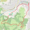 Itinéraire Les Côtes de Clermont - Cebazat, distance, dénivelé, altitude, carte, profil, trace GPS