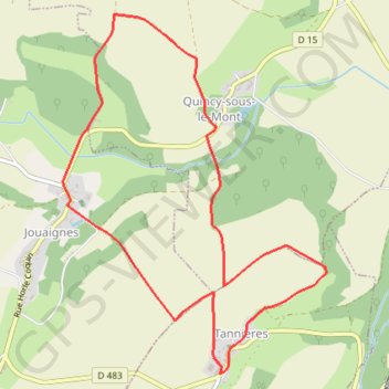 Itinéraire Par Horle et Larris, distance, dénivelé, altitude, carte, profil, trace GPS