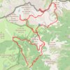 Itinéraire Balade en Mercantour, distance, dénivelé, altitude, carte, profil, trace GPS