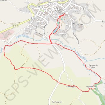 Itinéraire salvagere queyrol salle polyvalente, distance, dénivelé, altitude, carte, profil, trace GPS