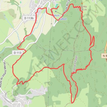 Itinéraire 10 KM VTT 2023, distance, dénivelé, altitude, carte, profil, trace GPS