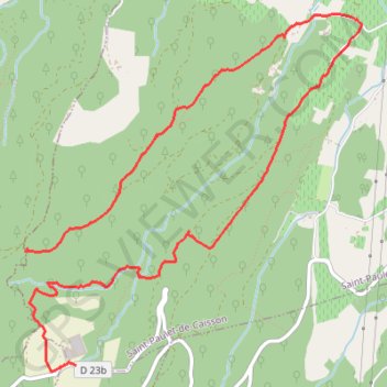 Itinéraire Chartreuse de Valbonne - La Broze, distance, dénivelé, altitude, carte, profil, trace GPS