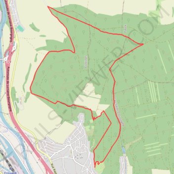 Itinéraire Bouxières-aux-Dames, distance, dénivelé, altitude, carte, profil, trace GPS