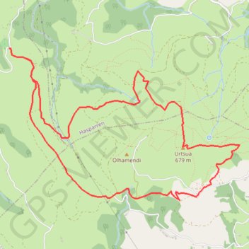 Itinéraire Boucle à l'Ursuya depuis la ferme Xixtaberrri dite des Myrtilles, distance, dénivelé, altitude, carte, profil, trace GPS