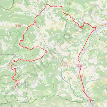 Itinéraire sisteron à Lachau - Hautes Alpes, distance, dénivelé, altitude, carte, profil, trace GPS