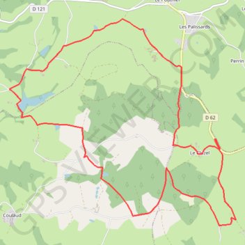 Itinéraire Le Cluzel, distance, dénivelé, altitude, carte, profil, trace GPS