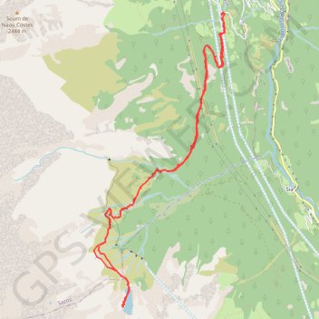 Itinéraire Lac de Bastampe, distance, dénivelé, altitude, carte, profil, trace GPS