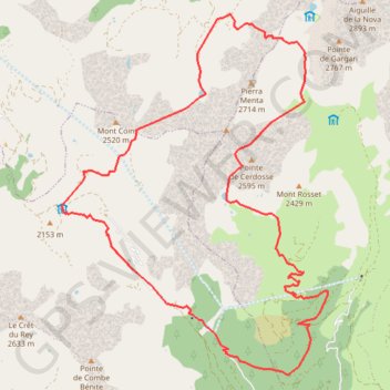 Itinéraire Tour de la Pierra Menta Beaufortain, distance, dénivelé, altitude, carte, profil, trace GPS