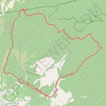 Itinéraire Combe de Curnier et de Maleval, distance, dénivelé, altitude, carte, profil, trace GPS