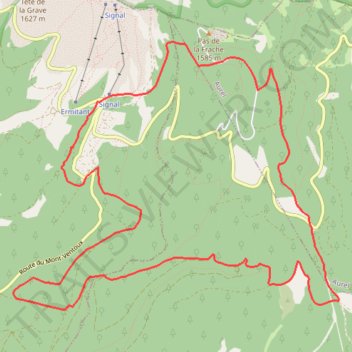 Itinéraire 277_rouge_3_Chalet Reynard_NEW, distance, dénivelé, altitude, carte, profil, trace GPS