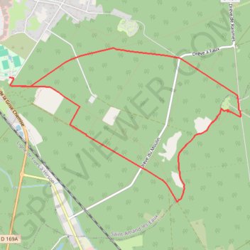 Itinéraire Circuit en forêt domaniale - Saint-Amand-les-Eaux, distance, dénivelé, altitude, carte, profil, trace GPS