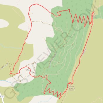 Itinéraire Barre des Dourbes depuis la Maison Forestière, distance, dénivelé, altitude, carte, profil, trace GPS