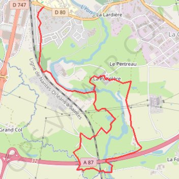 Itinéraire La Potinière bis(85), distance, dénivelé, altitude, carte, profil, trace GPS