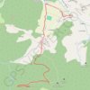 Itinéraire Descente de Cazaux, distance, dénivelé, altitude, carte, profil, trace GPS