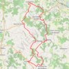 Itinéraire Soubran vers Guitinieres 33 kms, distance, dénivelé, altitude, carte, profil, trace GPS