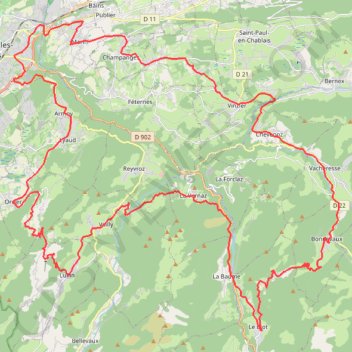 Itinéraire Vélo route gavot, distance, dénivelé, altitude, carte, profil, trace GPS