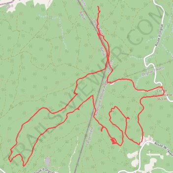 Itinéraire Orgnac, distance, dénivelé, altitude, carte, profil, trace GPS