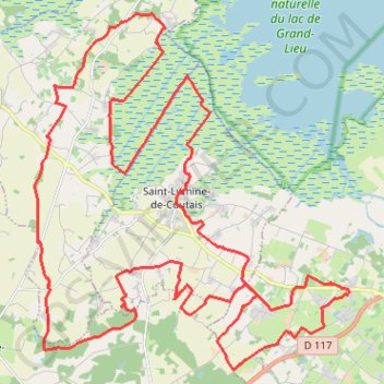 Itinéraire Saint Lumine de Coutais, distance, dénivelé, altitude, carte, profil, trace GPS
