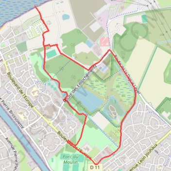 Itinéraire Circuit des Polders - Gravelines, distance, dénivelé, altitude, carte, profil, trace GPS