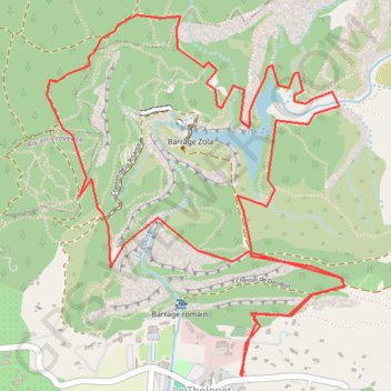 Itinéraire RHP PETITE MER Sainte VICTOIRE, distance, dénivelé, altitude, carte, profil, trace GPS