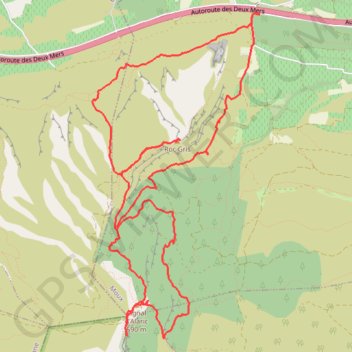 Itinéraire Le signal d'Alaric et le Roc Gris - Moux, distance, dénivelé, altitude, carte, profil, trace GPS