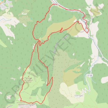 Itinéraire Trail du Cousson, distance, dénivelé, altitude, carte, profil, trace GPS