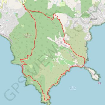 Itinéraire Col de la Collebasse, Cap Lardier, Cap Taillat, distance, dénivelé, altitude, carte, profil, trace GPS
