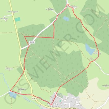 Itinéraire Perche authentique - Moutiers-au-Perche, distance, dénivelé, altitude, carte, profil, trace GPS